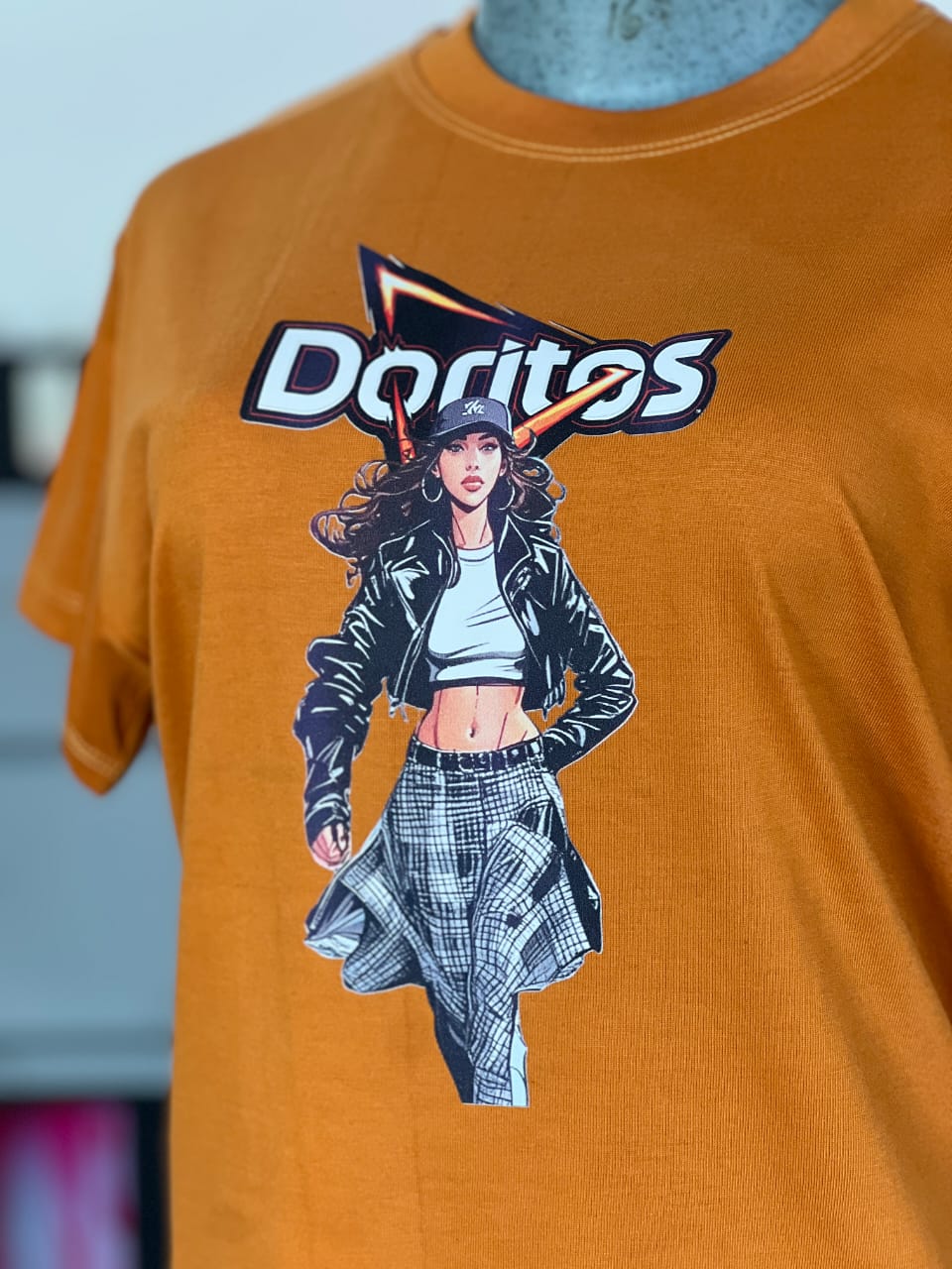 Diseño aplicado en franela terminada